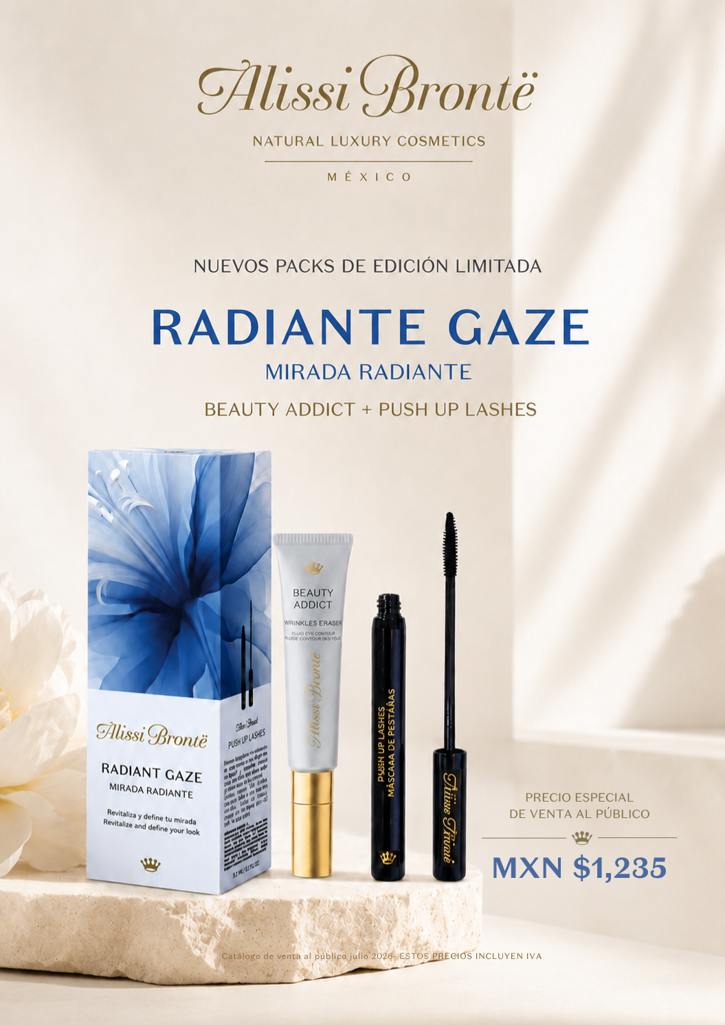 Pack RADIANTE GAZE – Beauty Addict + Push Up Lashes